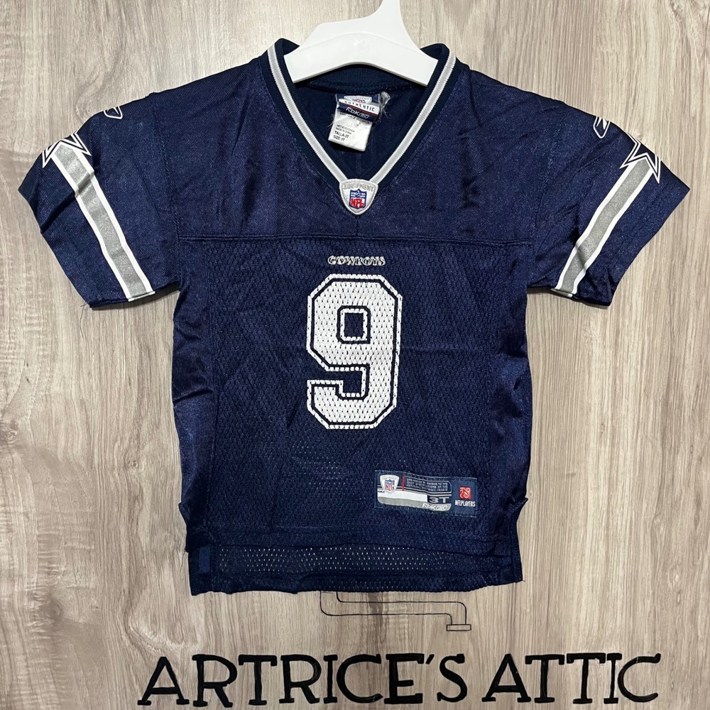 Dallas Cowboys Football #9  Tony Romo Jersey 3T Toddler Youth Kids Reebok
